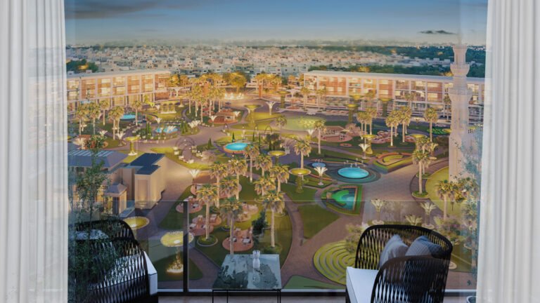 A beautiful view from the apartment